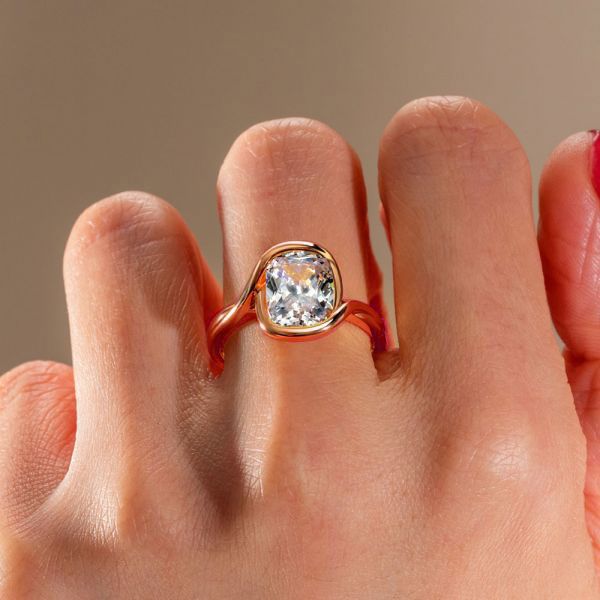 Vintage Rose Gold Engagement Rings