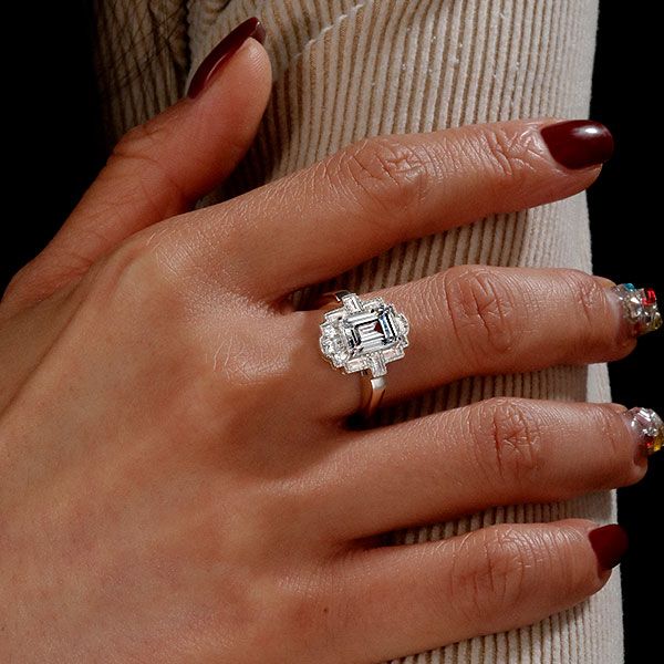 Vintage Emerald Cut Engagement Rings