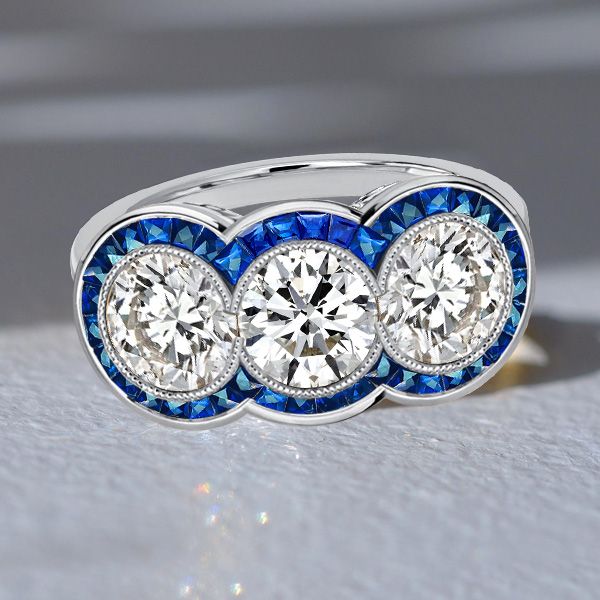 Art deco anniversary ring hot sale