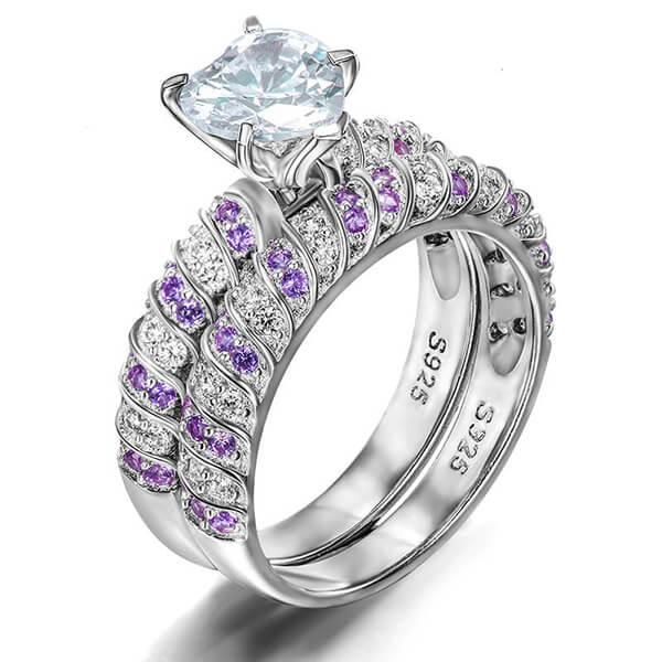 Twisted Band Engagement Rings