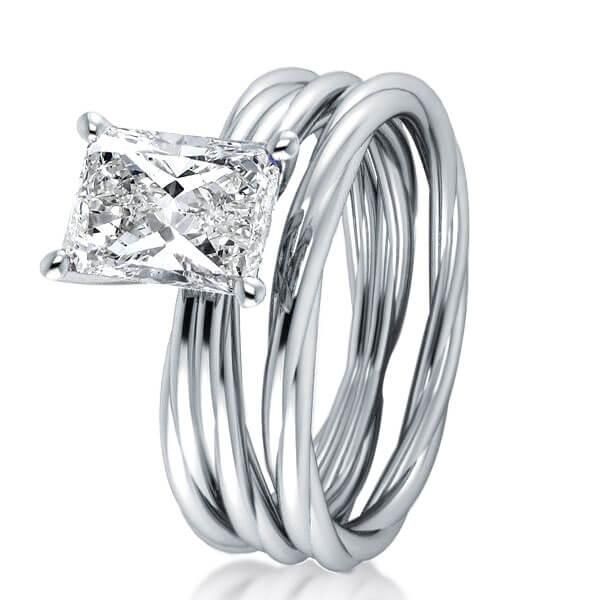 Twist Engagement Rings