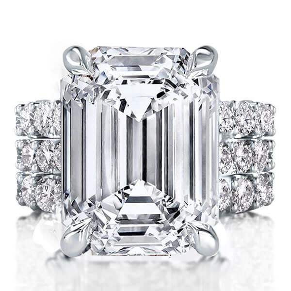 diamond wedding ring sets,Classic Created White Sapphire 3PC Wedding ...