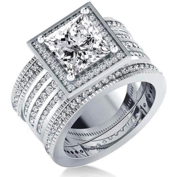 princess cut engagement rings