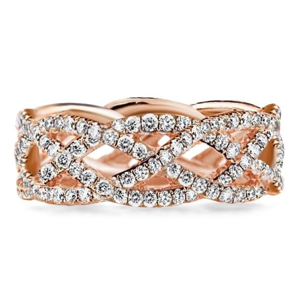vintage rose gold wedding band