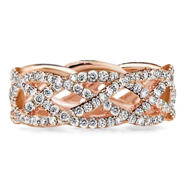 vintage rose gold wedding band