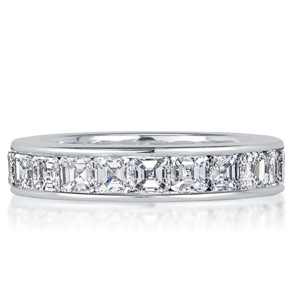 Asscher cut deals white sapphire