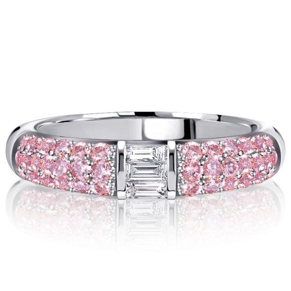 Affordable Pink Wedding Bands for Women