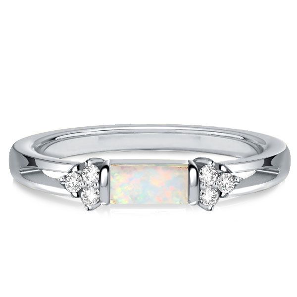 Opal Engagement Ring