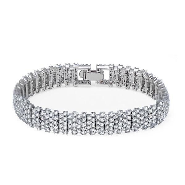 Sparkling Slider Tennis Bracelet