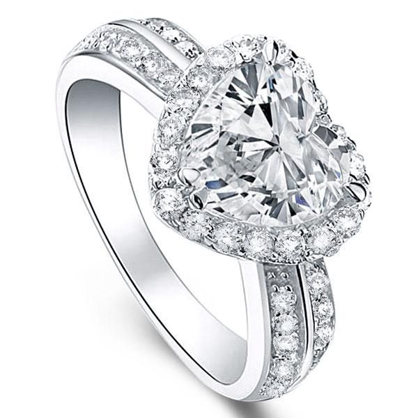 Heart Halo Ring