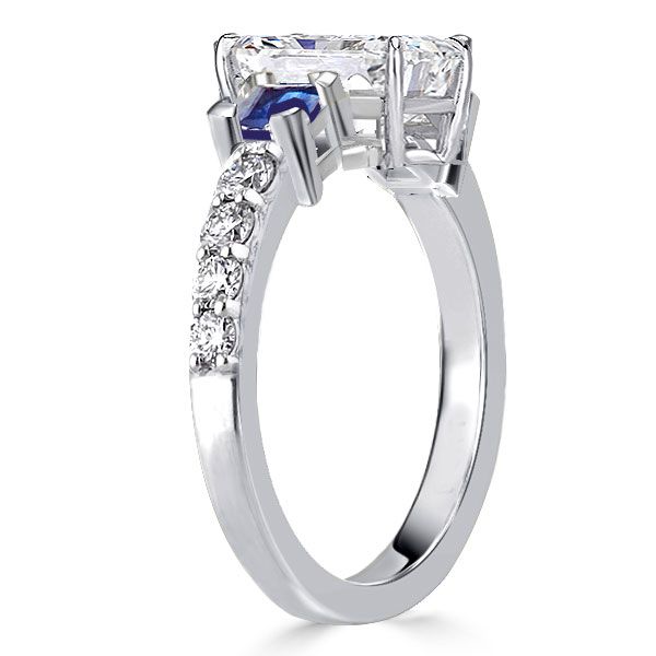 Blue Engagement Ring Sets