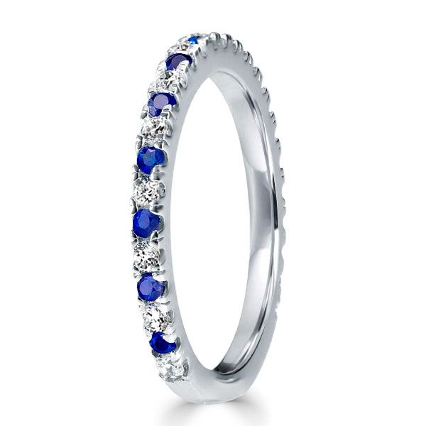 Three Stone Radiant Bridal Set