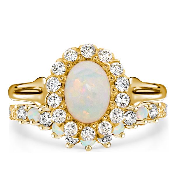 Opal Engagement Ring