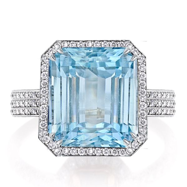 Emerald Cut Gemstone Ring