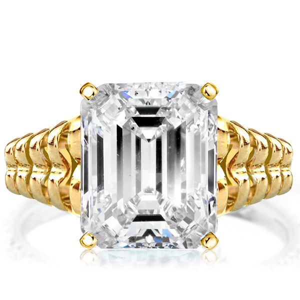 Emerald Cut Solitaire Ring