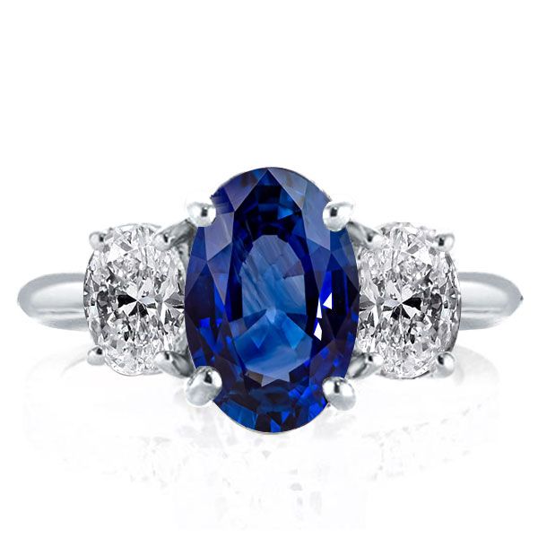 Blue Sapphire Engagement Rings