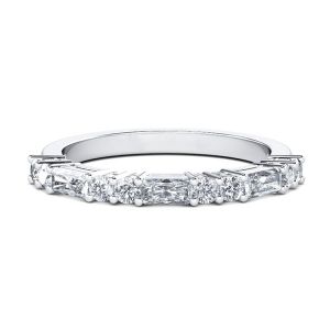 Radiant Cut Wedding Band