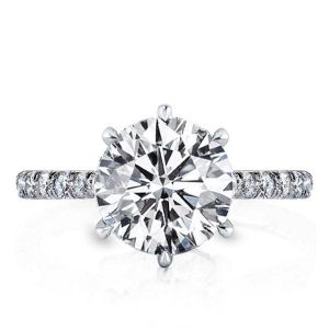 6 Prong Solitaire Engagement Ring