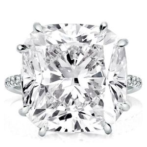 Cushion Cut Sapphire Engagement Rings