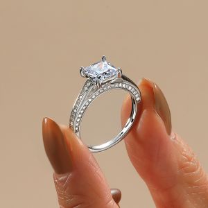 Classic Princess Cut Engagement Ring