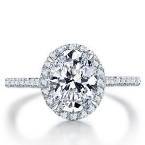 Simple Oval Engagement Ring