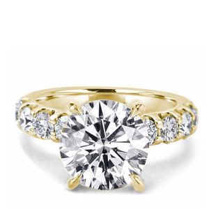 Round Engagement Ring