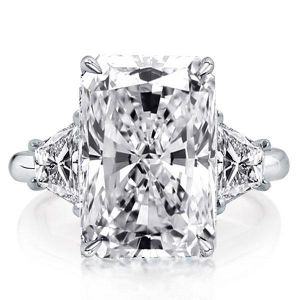 Unique Radiant Cut Engagement Rings