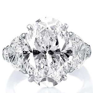 5 Stone Oval Diamond Band