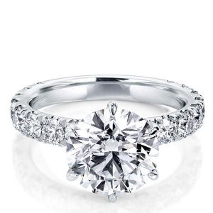 Six Prong Engagement Ring