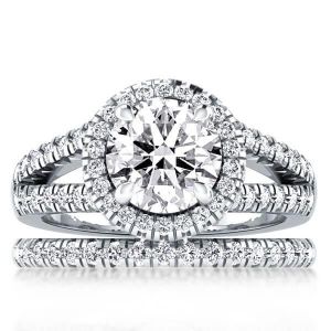 Halo Created Bridal Set