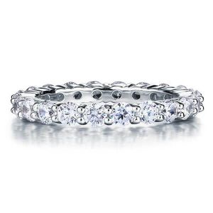 Eternity Round Cut Wedding Band