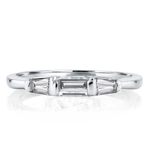 Three Stone Wedding Band