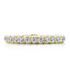 Golden Eternity Wedding Band