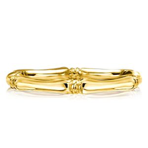 Golden Bamboo Design Wedding Band
