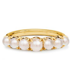 Italo Golden Pearl Ring Classic Pearl Jewelry For Women