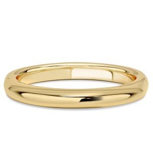 Italo 3 MM Solid Gold Wedding Band For Women
