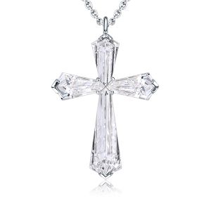 Cross Necklace Sterling Silver Necklace Pendant Necklace