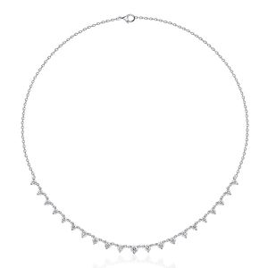 Italo White Sapphire Chain Necklace Starstruck Necklace