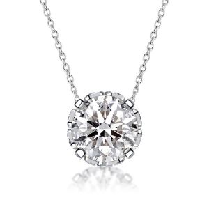 Italo Golden Round Cut Vintage Pendant Necklace For Women