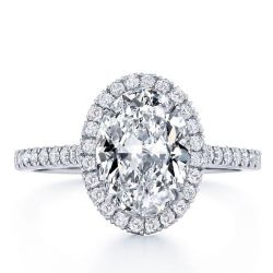 Large Oval Engagement Rings