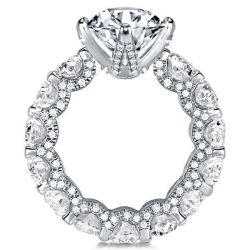 Eternity Round Engagement Ring