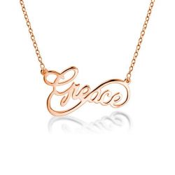 Personalized Infinity Necklace