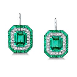 Emerald Green Earrings