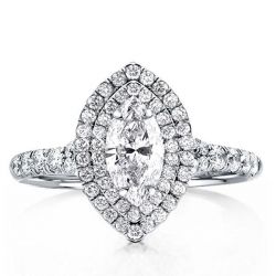White Sapphire Engagement Rings