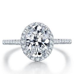 Simple Oval Engagement Ring