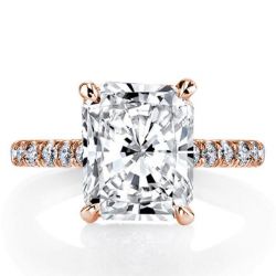 Radiant Solitaire Engagement Ring
