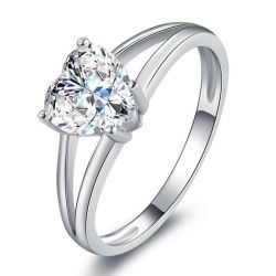 Heart Engagement Ring
