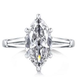 Marquise Three Stone Ring