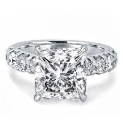 Princess Cut Diamond Wedding Ring