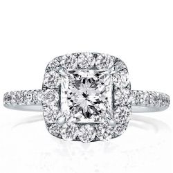 Halo Princess Engagement Ring(2.35 CT. TW.)